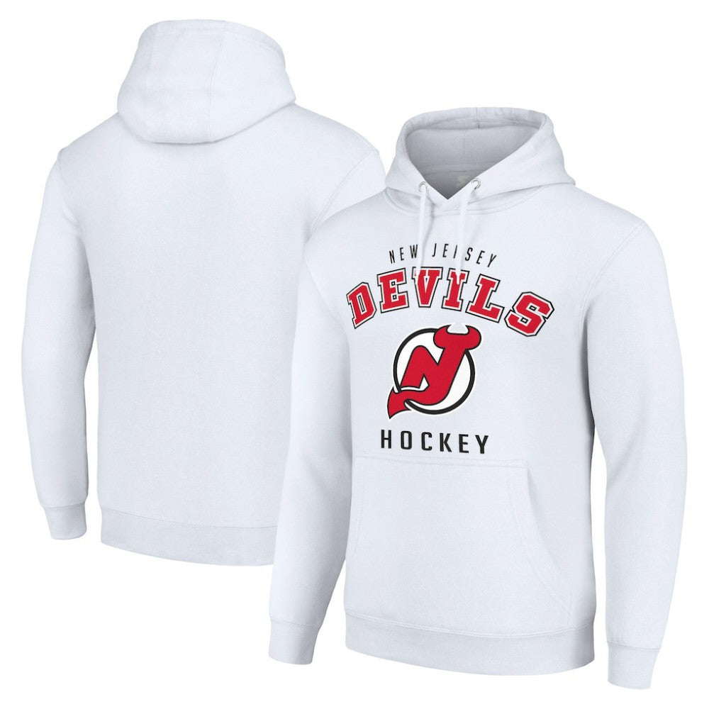 New Jersey Devils Starter Logo Pullover Hoodie - White - NHL 202216323