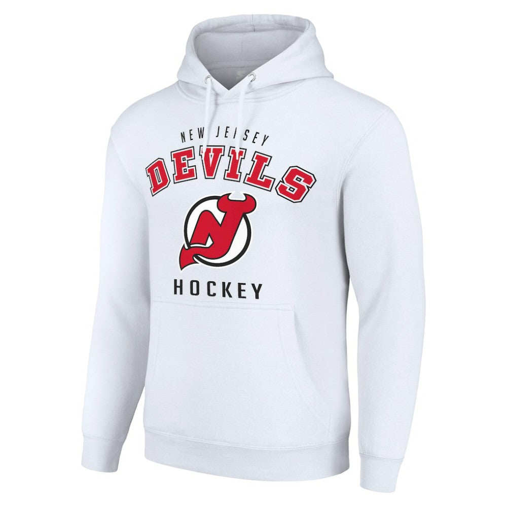 New Jersey Devils Starter Logo Pullover Hoodie - White - NHL 202216323
