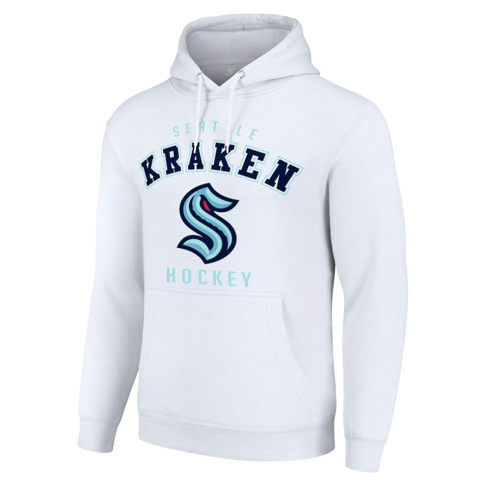 Seattle Kraken Starter Logo Pullover Hoodie - White - NHL 202216324