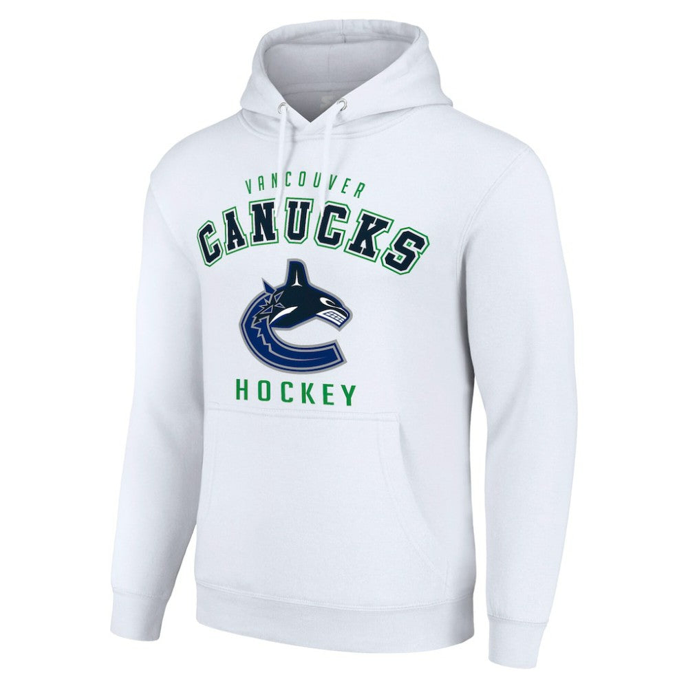 Vancouver Canucks Starter Logo Pullover Hoodie - White - NHL 202216326