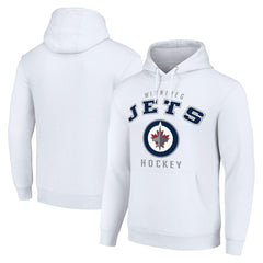 Winnipeg Jets Starter Logo Pullover Hoodie - White - NHL 202216329