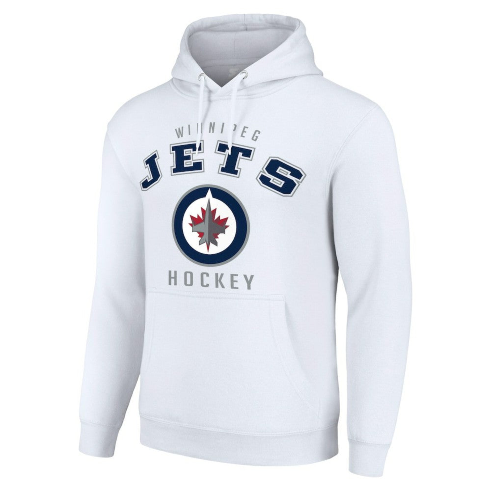 Winnipeg Jets Starter Logo Pullover Hoodie - White - NHL 202216329