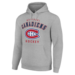 Montreal Canadiens Starter Logo Pullover Hoodie - Heather Gray - NHL 202216340