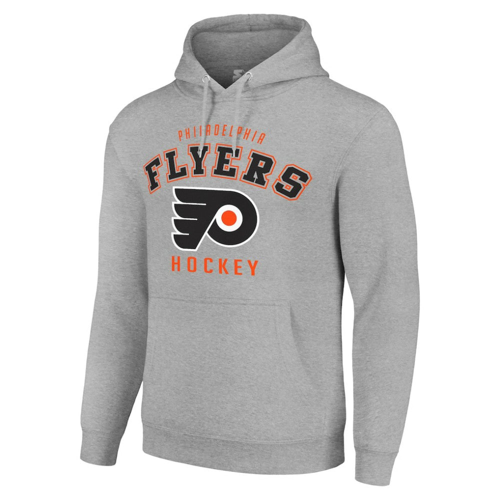 Philadelphia Flyers Starter Logo Pullover Hoodie - Heather Gray - NHL 202216350
