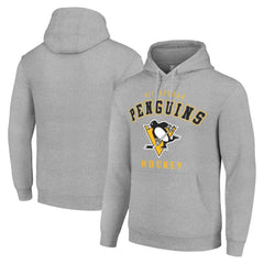 Pittsburgh Penguins Starter Logo Pullover Hoodie - Heather Gray - NHL 202216351