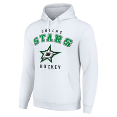 Dallas Stars Starter Logo Pullover Hoodie - White - NHL 202216354