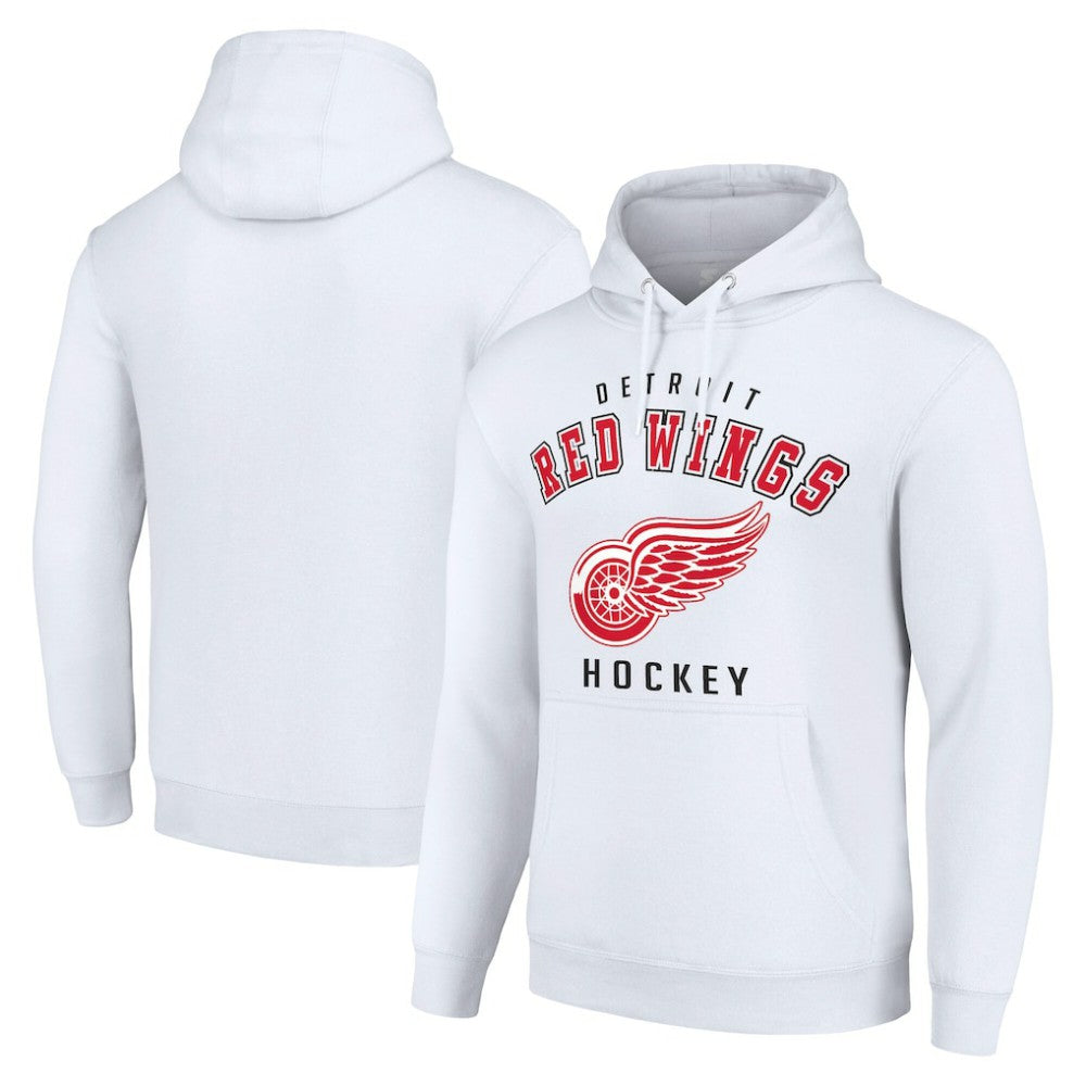 Detroit Red Wings Starter Logo Pullover Hoodie - White - NHL 202216355