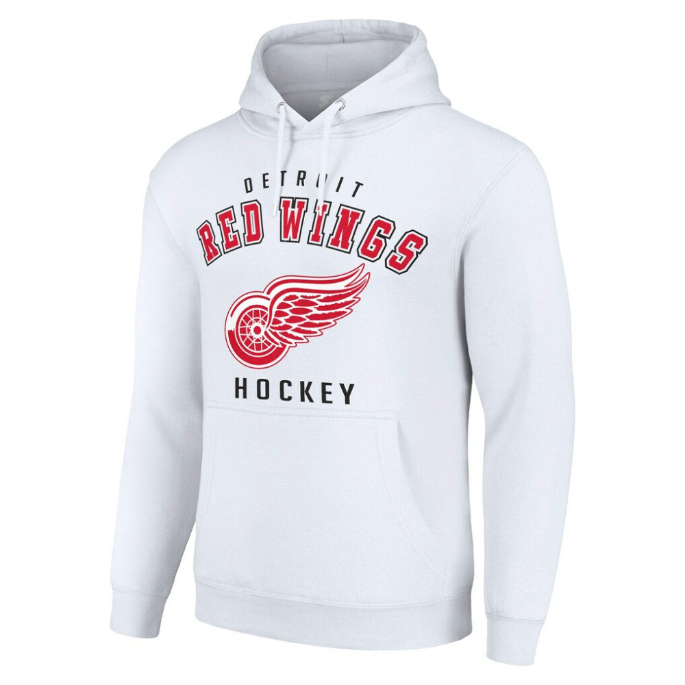 Detroit Red Wings Starter Logo Pullover Hoodie - White - NHL 202216355