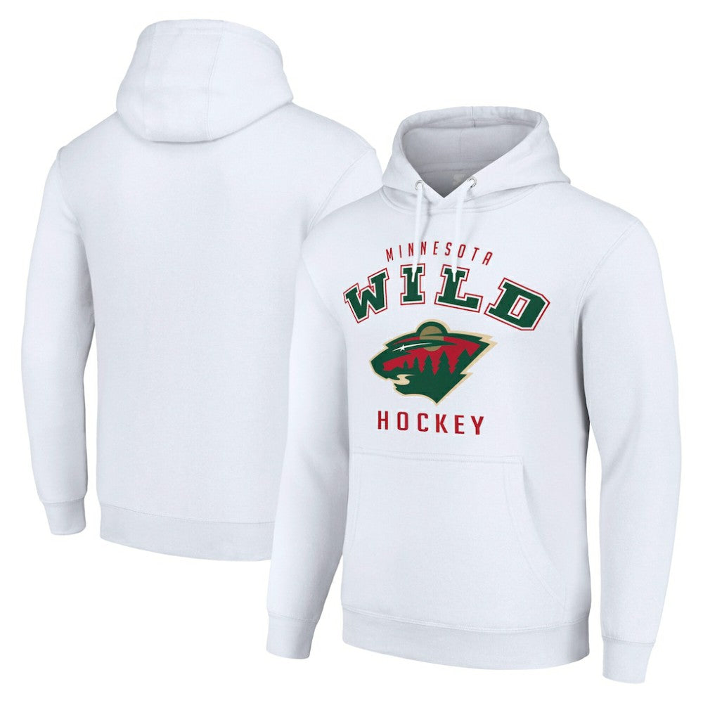 Minnesota Wild Starter Logo Pullover Hoodie - White - NHL 202216359
