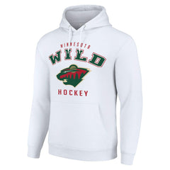 Minnesota Wild Starter Logo Pullover Hoodie - White - NHL 202216359
