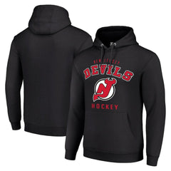 New Jersey Devils Starter Logo Pullover Hoodie - Black - NHL 202216361