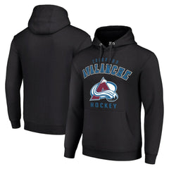 Colorado Avalanche Starter Logo Pullover Hoodie - Black - NHL 202216364