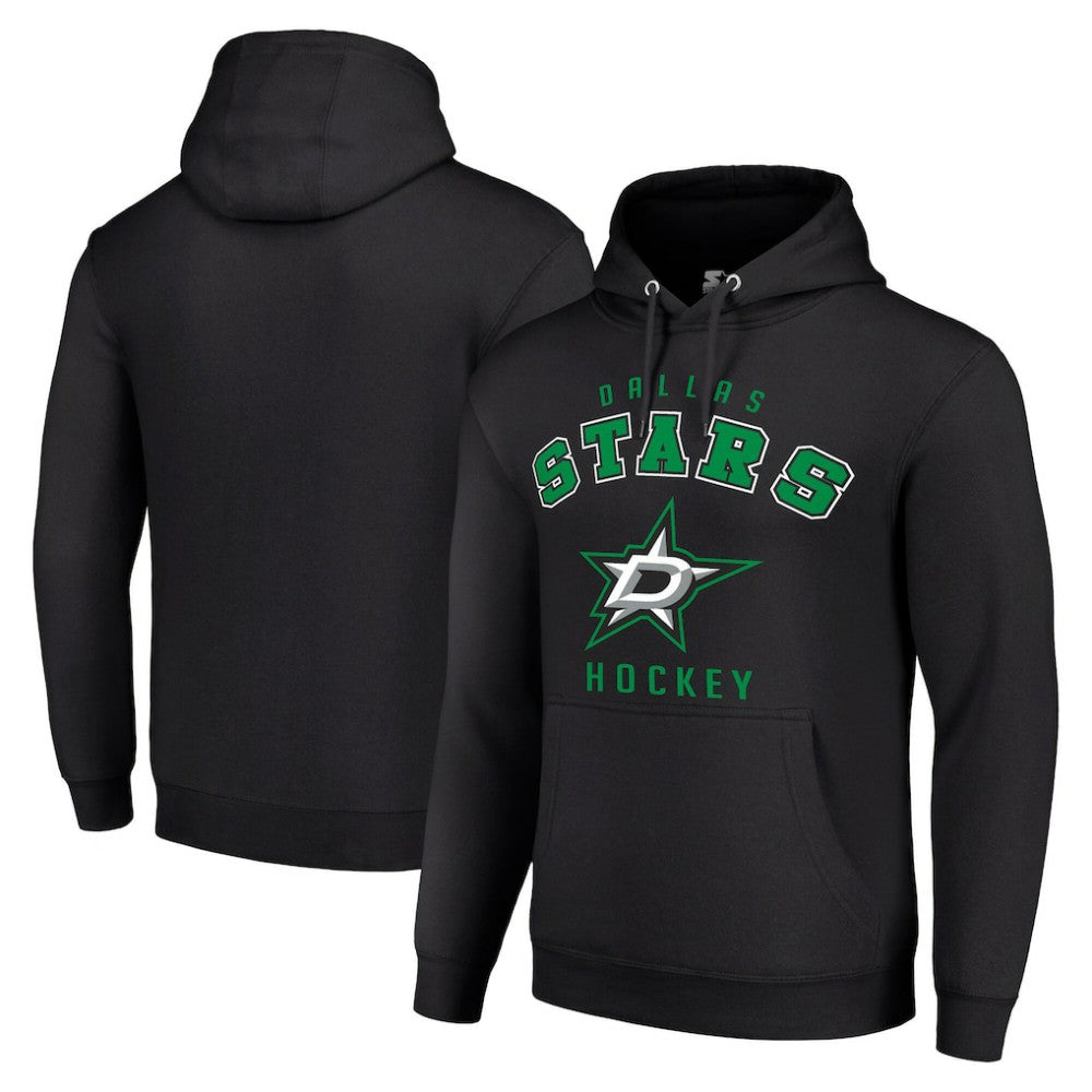 Dallas Stars Starter Logo Pullover Hoodie - Black - NHL 202216366