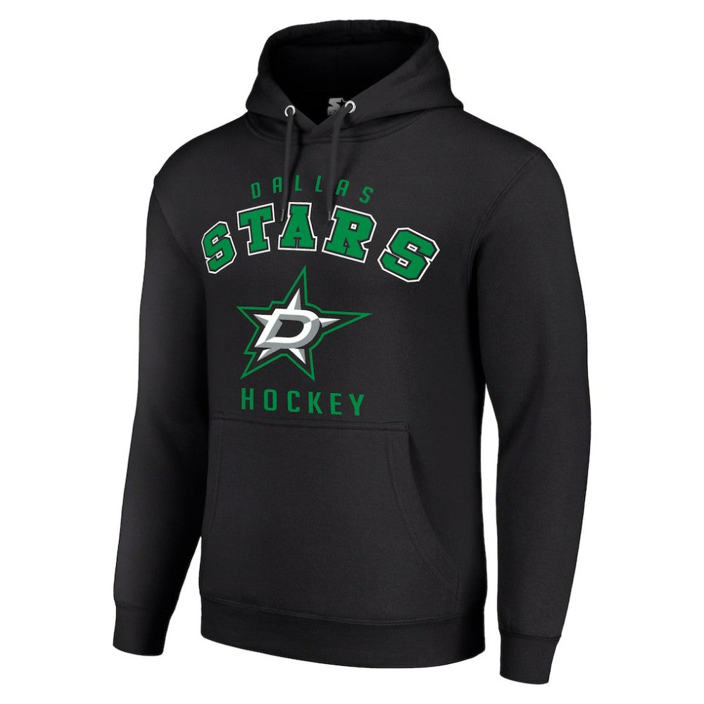 Dallas Stars Starter Logo Pullover Hoodie - Black - NHL 202216366