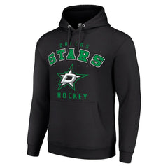 Dallas Stars Starter Logo Pullover Hoodie - Black - NHL 202216366