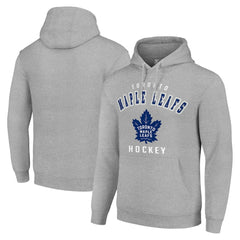 Toronto Maple Leafs Starter Logo Pullover Hoodie - Heather Gray - NHL 202216369