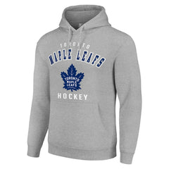 Toronto Maple Leafs Starter Logo Pullover Hoodie - Heather Gray - NHL 202216369