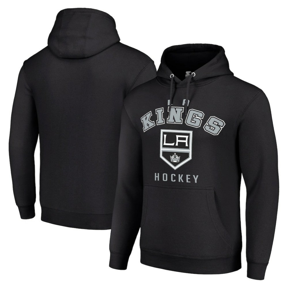 Los Angeles Kings Starter Logo Pullover Hoodie - Black - NHL 202216370