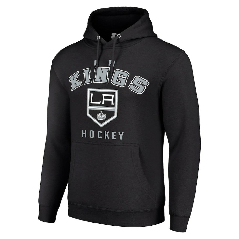 Los Angeles Kings Starter Logo Pullover Hoodie - Black - NHL 202216370