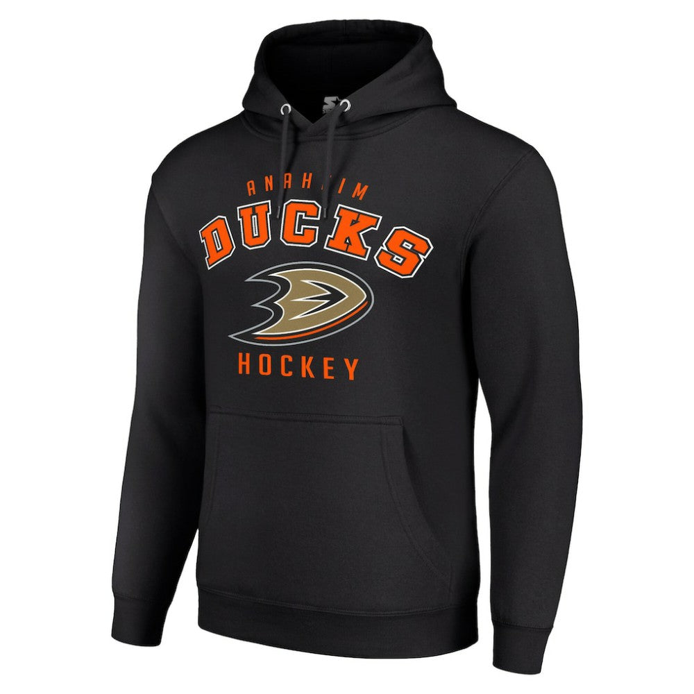 Anaheim Ducks Starter Logo Pullover Hoodie - Black - NHL 202216375
