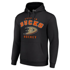 Anaheim Ducks Starter Logo Pullover Hoodie - Black - NHL 202216375