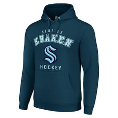 Seattle Kraken Starter Logo Pullover Hoodie - Navy - NHL 202216385