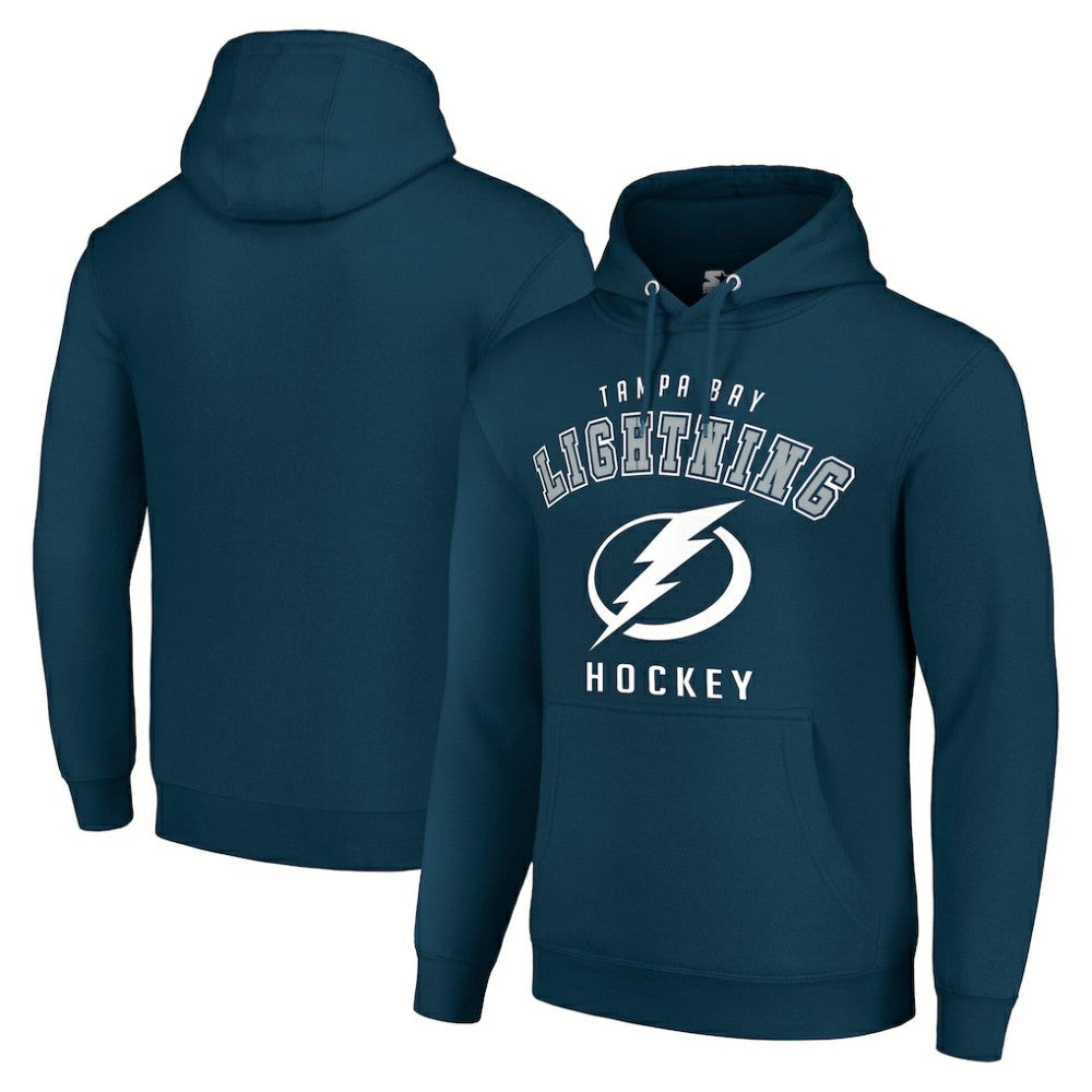Tampa Bay Lightning Starter Logo Pullover Hoodie - Navy - NHL 202216387
