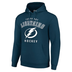 Tampa Bay Lightning Starter Logo Pullover Hoodie - Navy - NHL 202216387