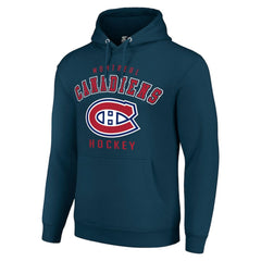 Montreal Canadiens Starter Logo Pullover Hoodie - Navy - NHL 202216392