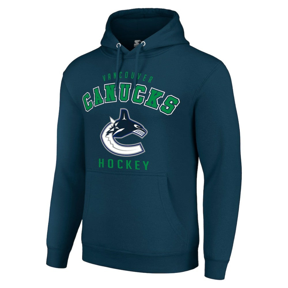 Vancouver Canucks Starter Logo Pullover Hoodie - Navy - NHL 202216393