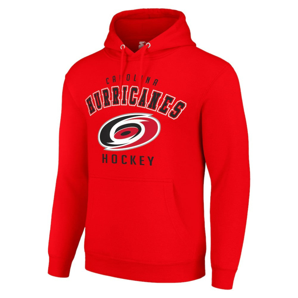 Carolina Hurricanes Starter Logo Pullover Hoodie - Red - NHL 202216397