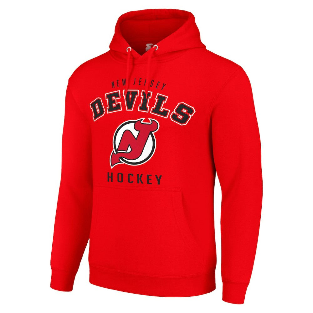 New Jersey Devils Starter Logo Pullover Hoodie - Red - NHL 202216398