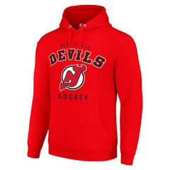 New Jersey Devils Starter Logo Pullover Hoodie - Red - NHL 202216398