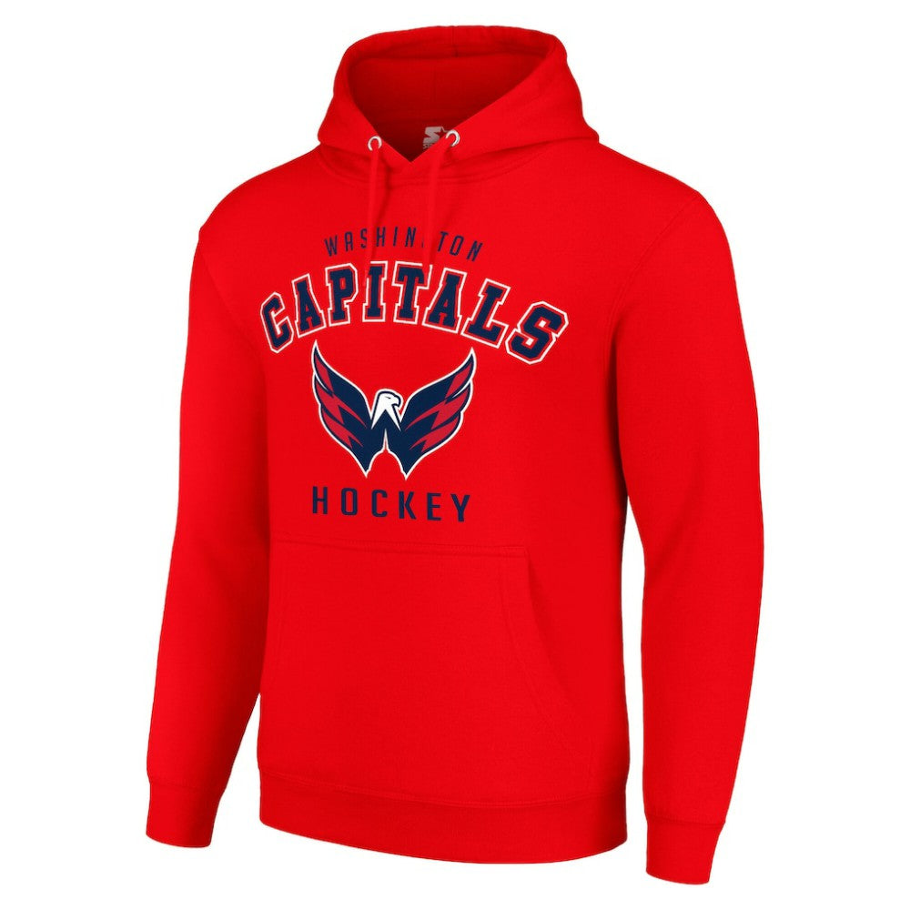 Washington Capitals Starter Logo Pullover Hoodie - Red - NHL 202216405