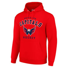 Washington Capitals Starter Logo Pullover Hoodie - Red - NHL 202216405