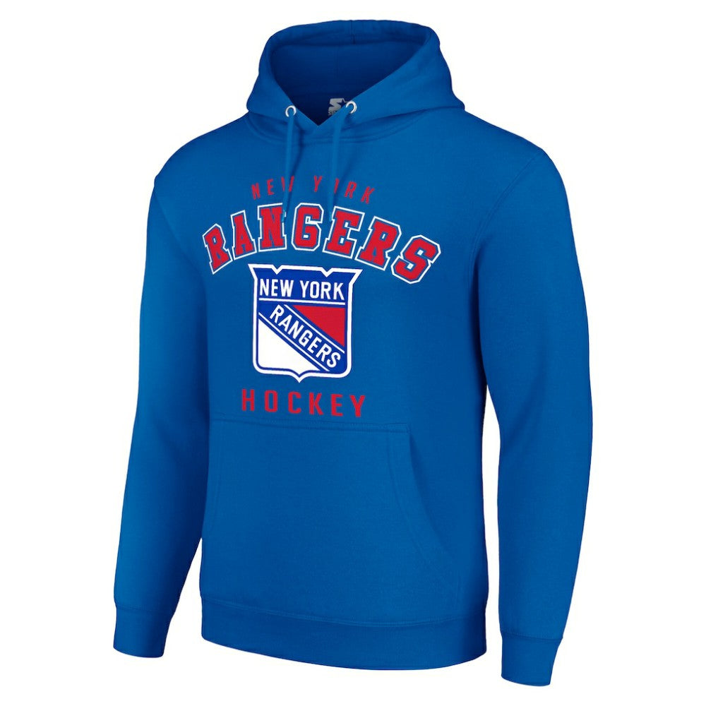 New York Rangers Starter Logo Pullover Hoodie - Royal - NHL 202216407