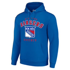New York Rangers Starter Logo Pullover Hoodie - Royal - NHL 202216407