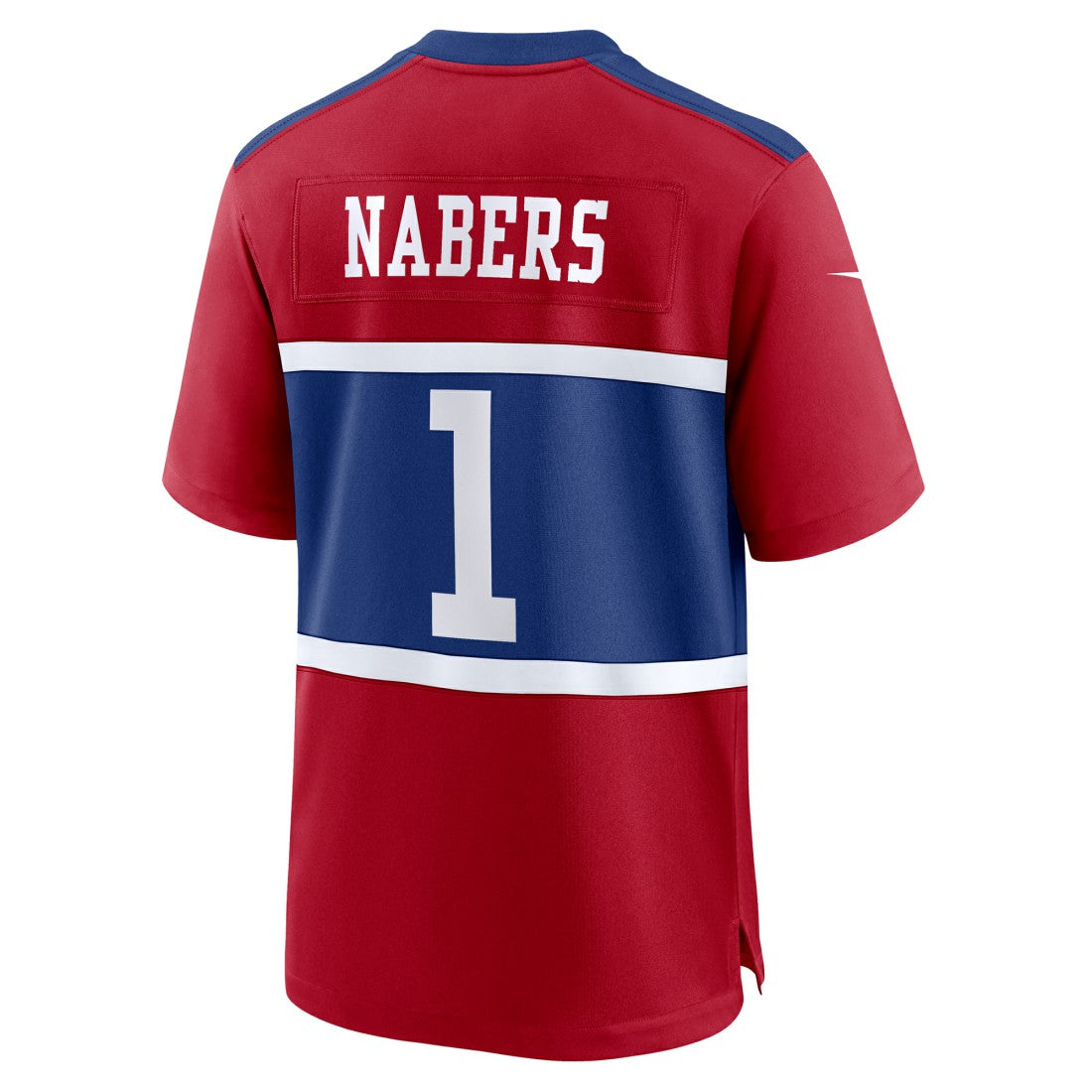 Nike Malik Nabers New York Giants Alternate Game Jersey Century Red