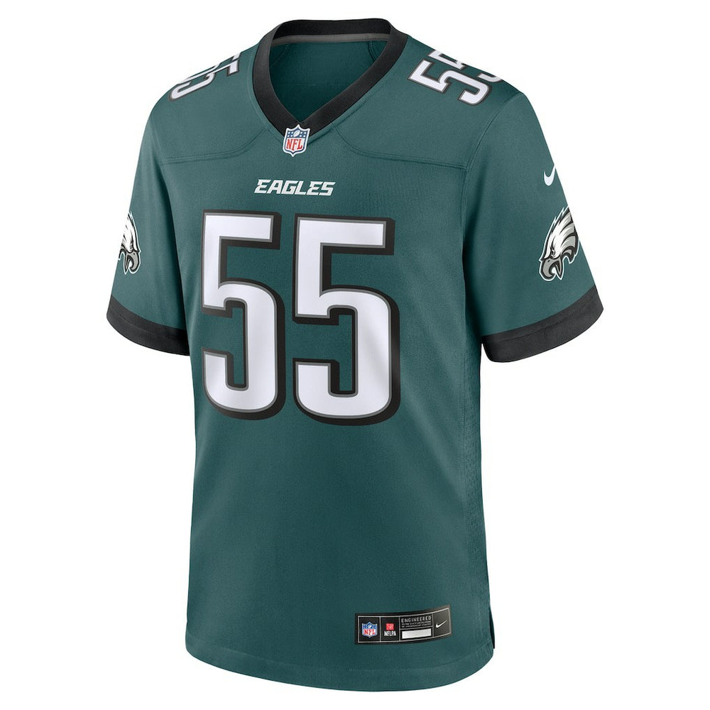 Nike Brandon Graham Philadelphia Eagles Team Game Jersey Midnight Green