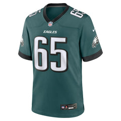 Nike Lane Johnson Philadelphia Eagles Team Game Jersey Midnight Green