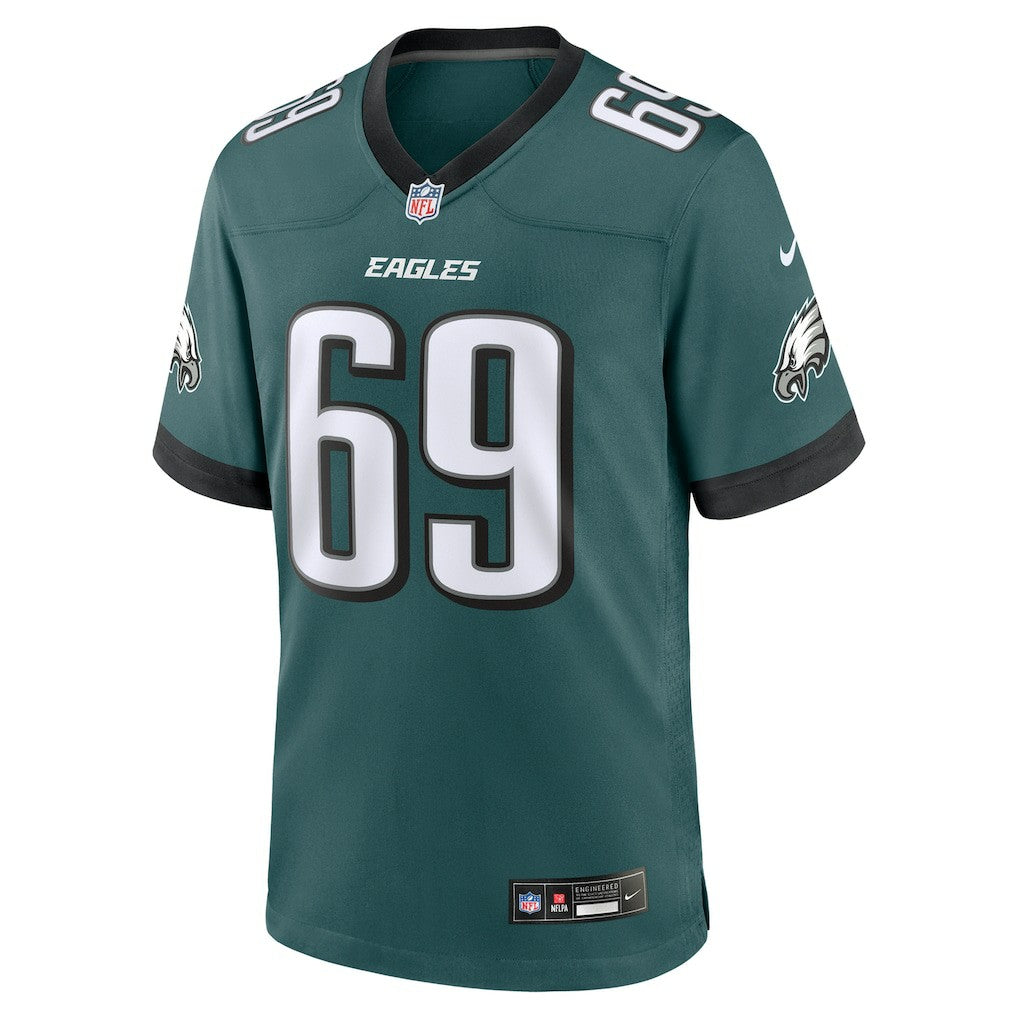 Nike Landon Dickerson Philadelphia Eagles Team Game Jersey Midnight Green