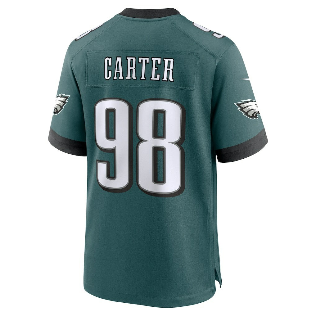 Nike Jalen Carter Philadelphia Eagles Team Game Jersey Midnight Green