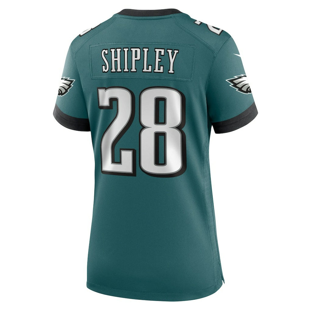 Nike Will Shipley Philadelphia Eagles Women's Team Game Jersey Midnight Green