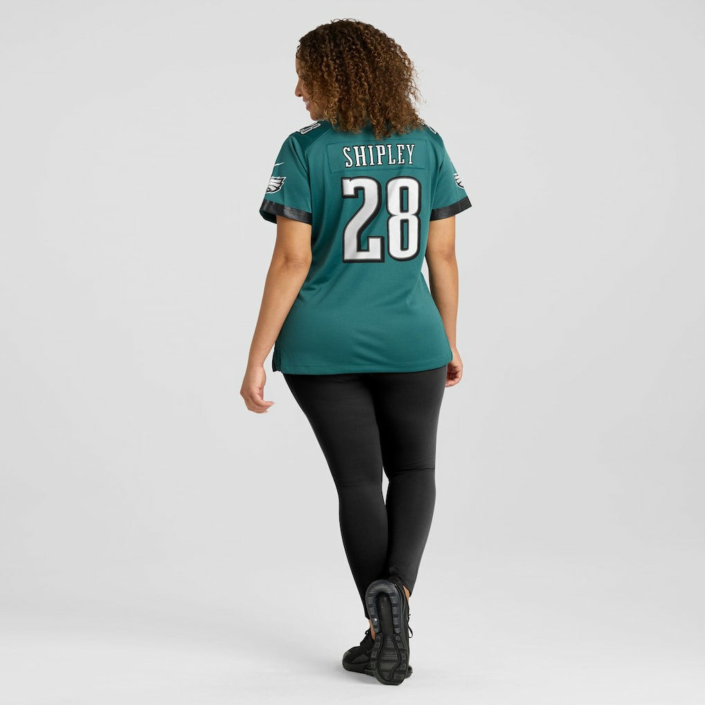 Nike Will Shipley Philadelphia Eagles Women's Team Game Jersey Midnight Green