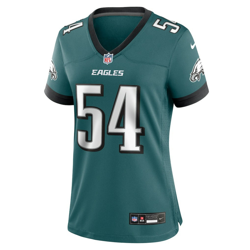 Nike Jeremiah Trotter Jr. Philadelphia Eagles Women's Team Game Jersey Midnight Green