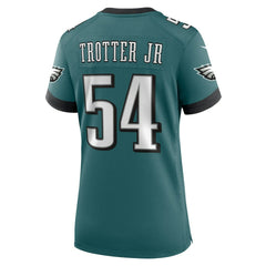 Nike Jeremiah Trotter Jr. Philadelphia Eagles Women's Team Game Jersey Midnight Green