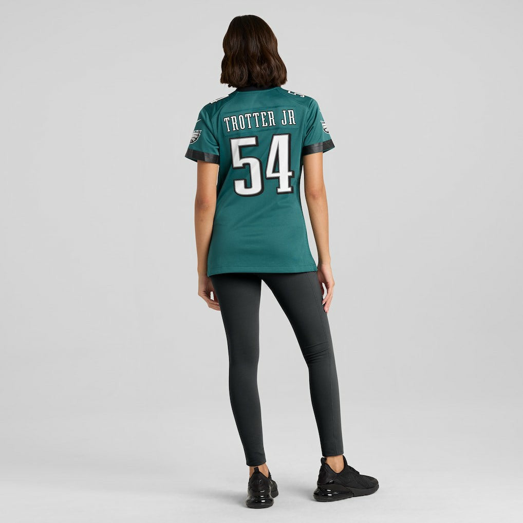 Nike Jeremiah Trotter Jr. Philadelphia Eagles Women's Team Game Jersey Midnight Green
