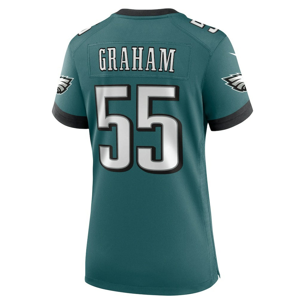 Nike Brandon Graham Philadelphia Eagles Women's Team Game Jersey Midnight Green