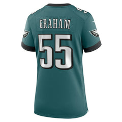 Nike Brandon Graham Philadelphia Eagles Women's Team Game Jersey Midnight Green