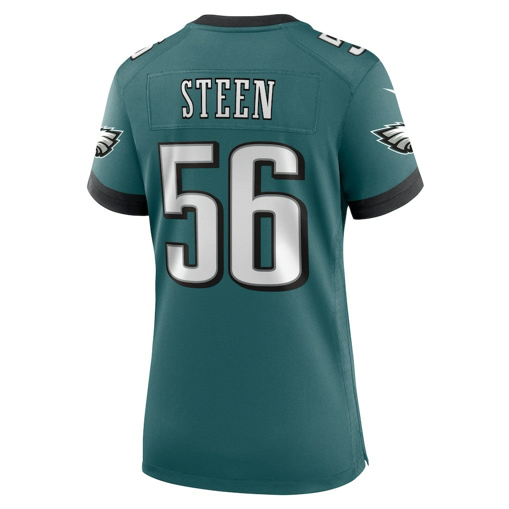 Nike Tyler Steen Philadelphia Eagles Women's Team Game Jersey Midnight Green